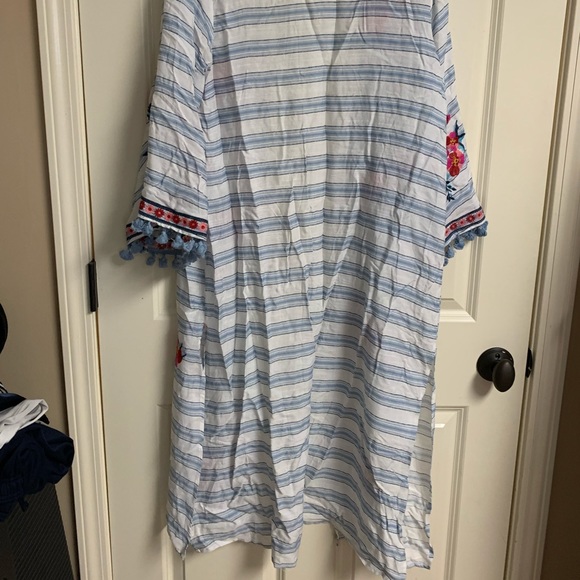 Altar’d State Floral and Striped Kimono Cover Up - Picture 2 of 5